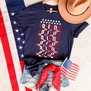 Next Level Freedom T-Shirt Navy Blue sz 3XL NWOT